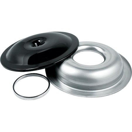 Allstar Performance 14 in. Air Cleaner Kit with 0.5 in. Spacer - Black ALL26097